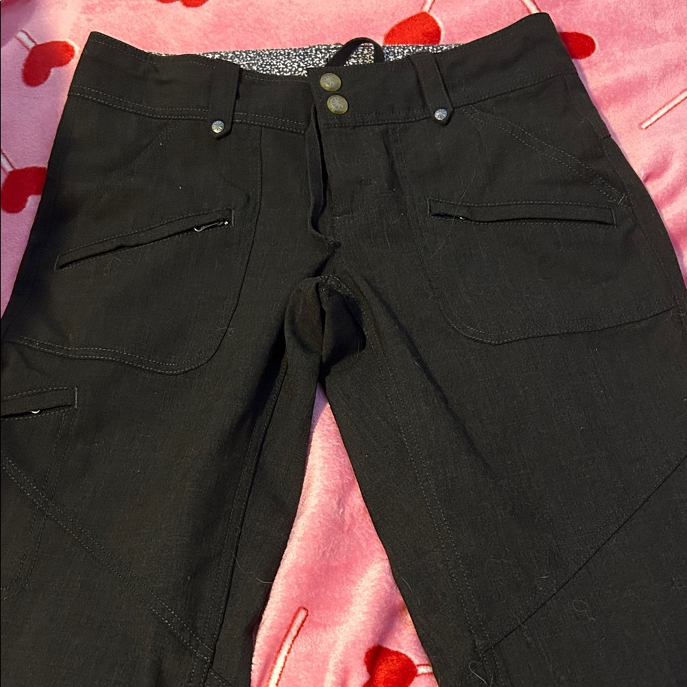 Athleta Black and White Patterned Pants